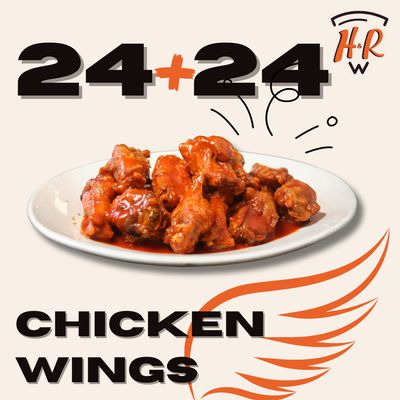 24+24 wings Free
