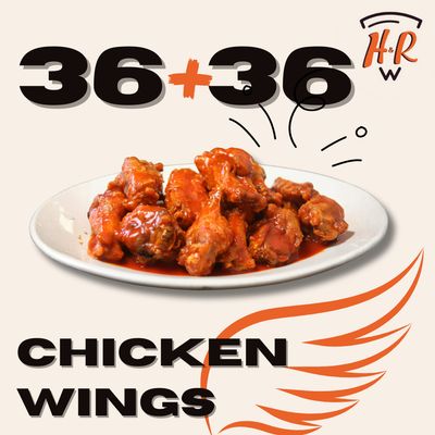 36+36 wings Free