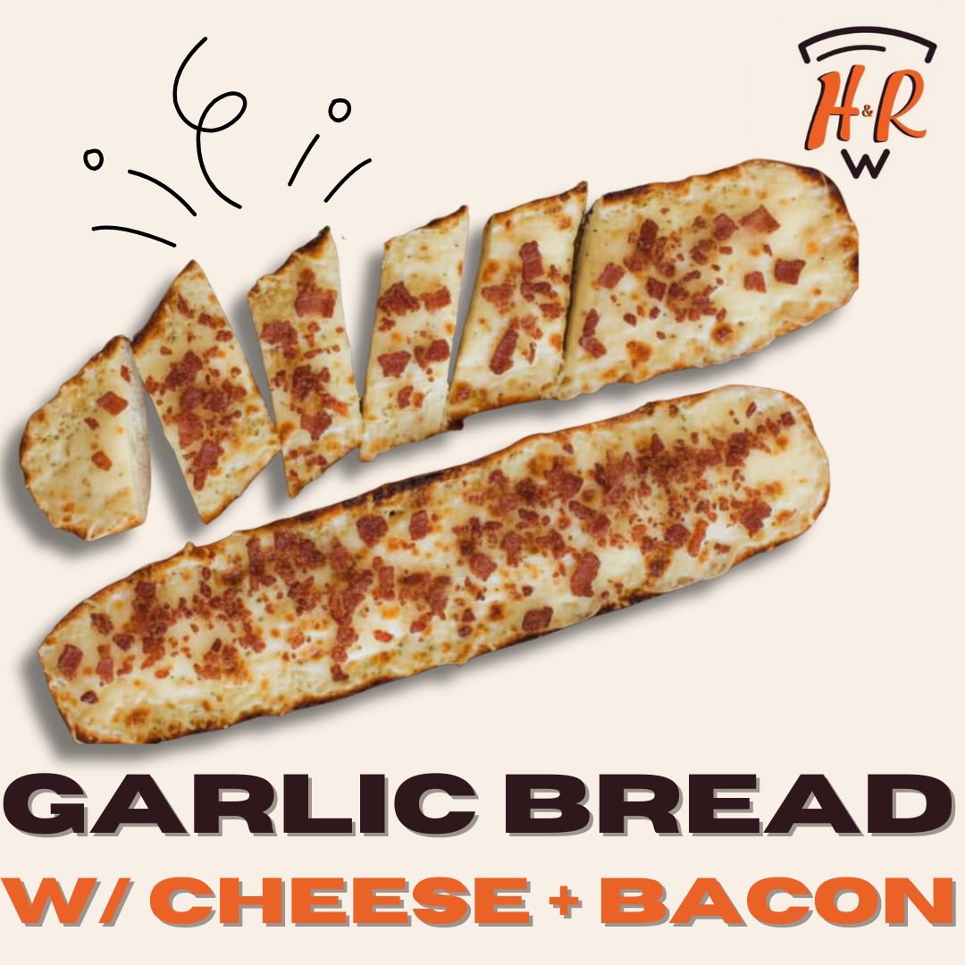 Garlic Bread with Cheese and Bacon