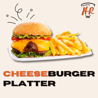 Cheese Burger Platter