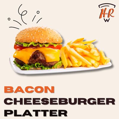 Bacon Cheeseburger Platter