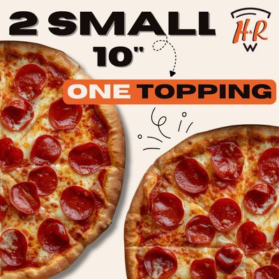 2 for 1 One Topping (Small)