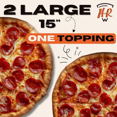 2 for 1 One Topping (Large)