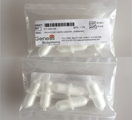 Replacment Filters for waste canister (5 per pack)