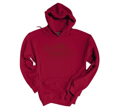 The SOT Stealth Hoodie in Red