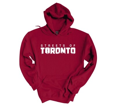 The SOT Classic Hoodie in Red