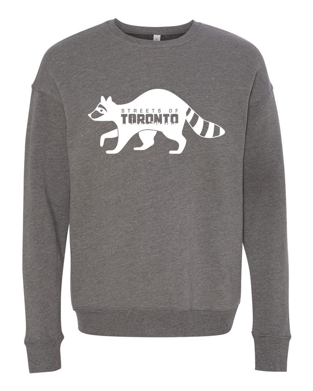 The Raccoon Crewneck in Dark Grey