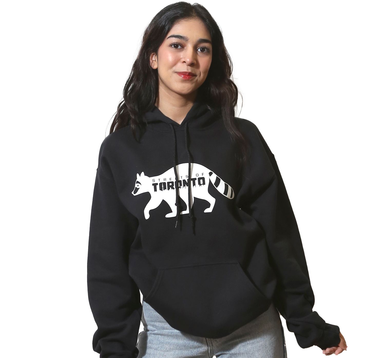 The Raccoon Hoodie in Black