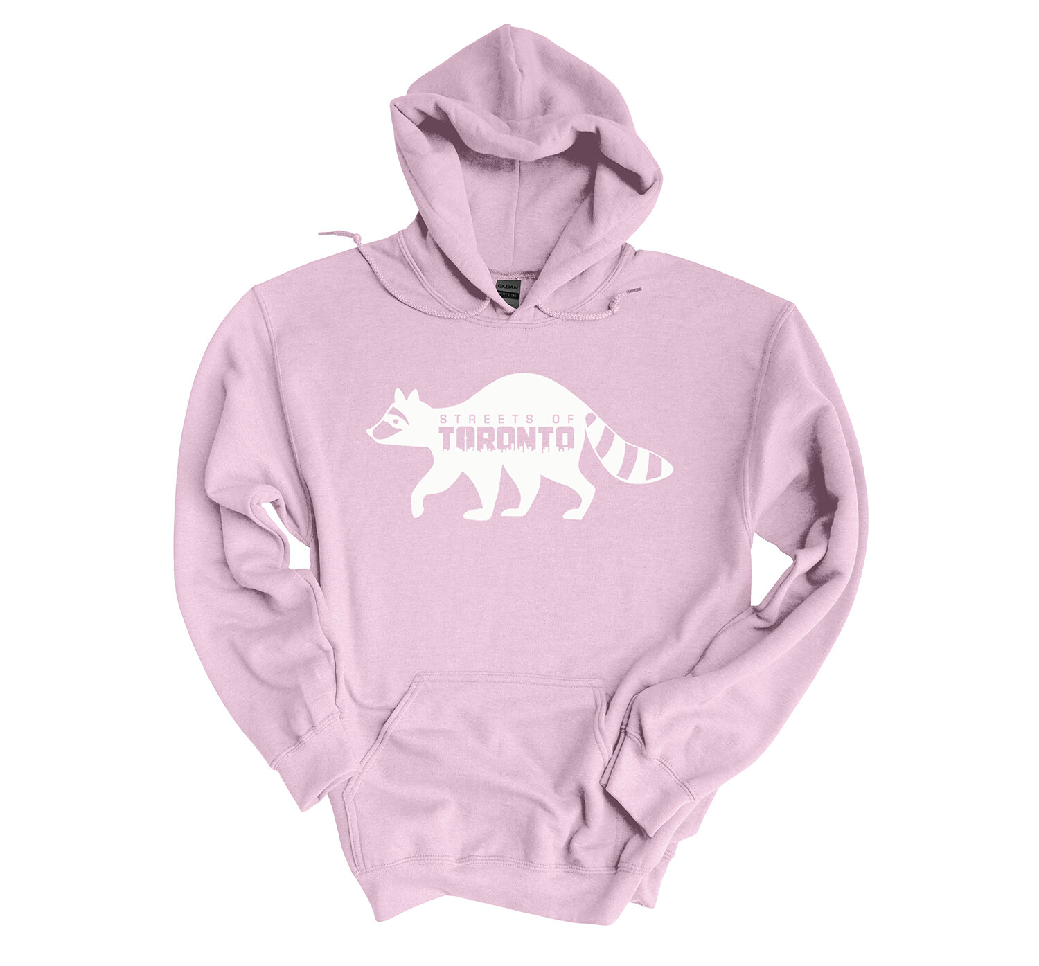 The Raccoon Hoodie in Pink
