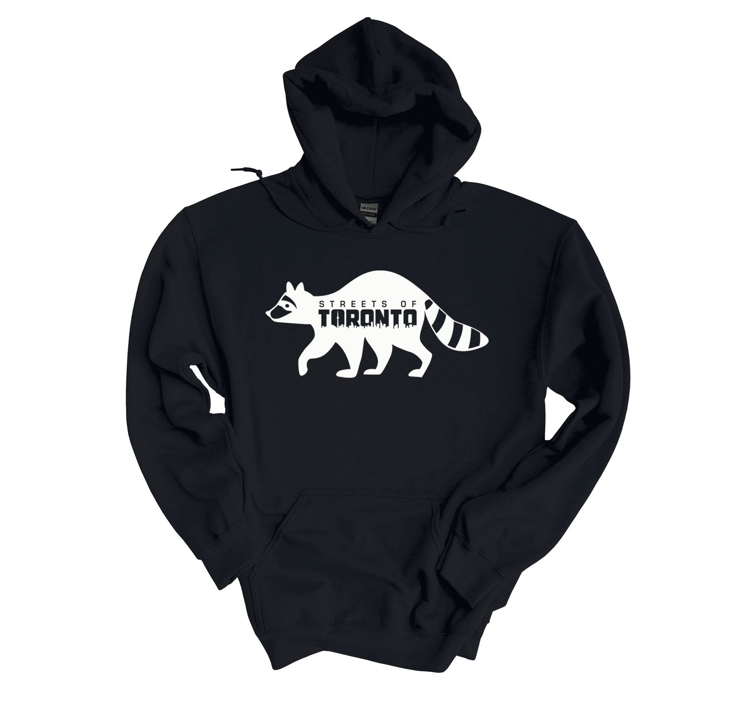 The Raccoon Hoodie in Black