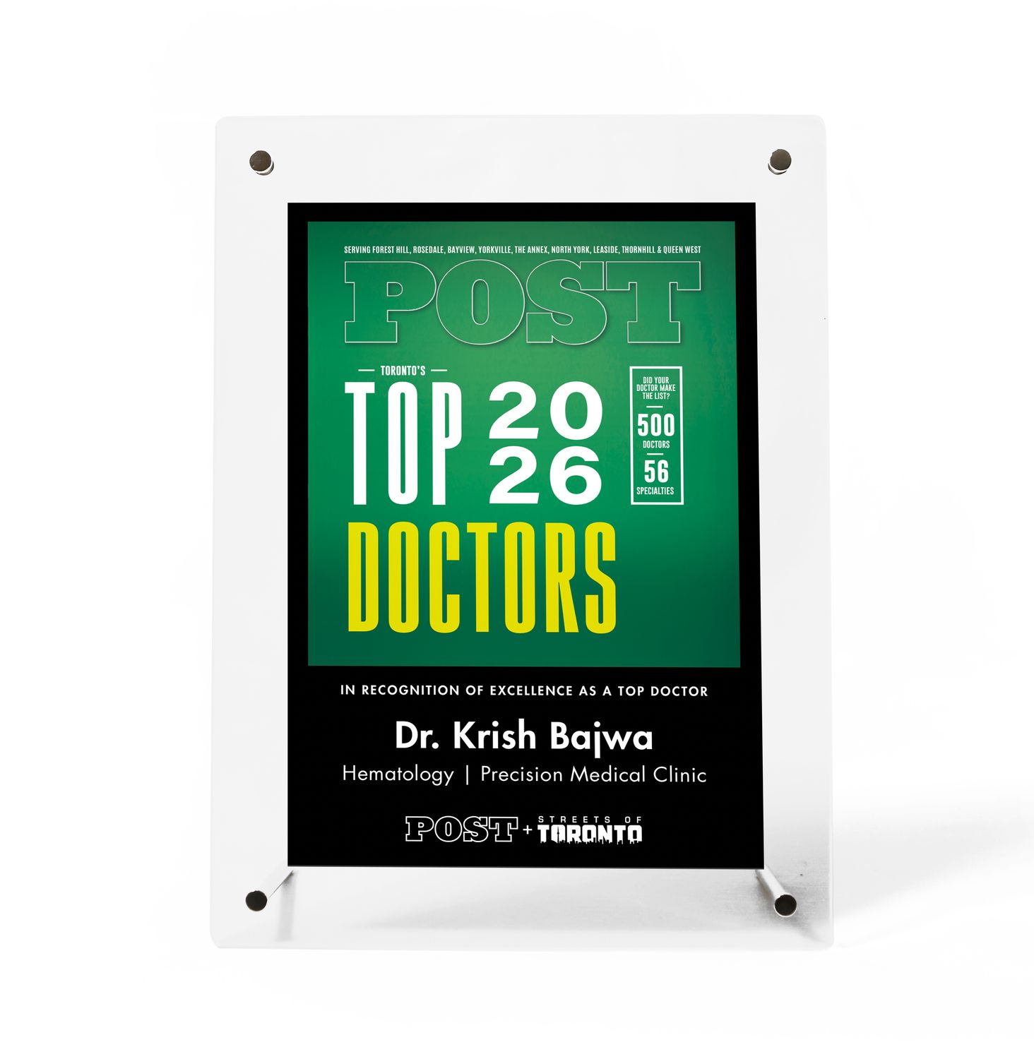 Top Doctor Plaque 2026