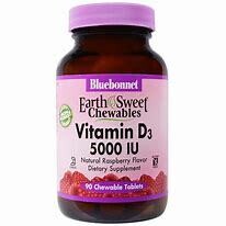 Bluebonnet VitaminD3 (5000IU) 90Chewables