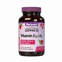 Bluebonnet VitaminD3&amp;K2 60chews