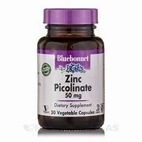 Bluebonnet ZincPicolinate 50mg 50caps
