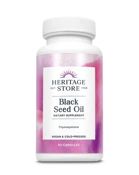 HeritageStore BlackSeedOil 90caps