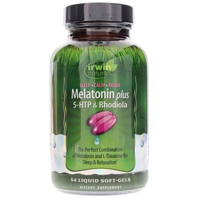 IrwinNaturals Melatonin3mg 5HTP &amp;Rhodiola 54ct