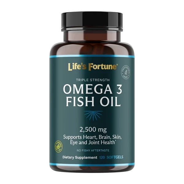 LifesFortune Omega3 FishOil 2400mg 120 softgels