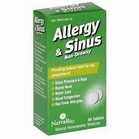 NatraBio Allergy&amp;Sinus 60ct