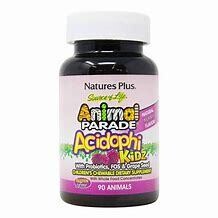 NaturesPlus AnimalParade AcidophiKidz Berry 90tabs