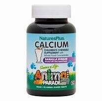 NaturesPlus AnimalParade Calcium VanillaSundae 90tabs