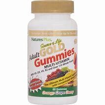 NaturesPlus SourceOfLife AdultGOLD MultiVitamin Assorted 60gummies