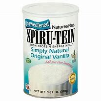 NaturesPlus Spiru-tein UnsweetenedVanilla Powder 0.81lb