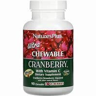 NaturesPlus UltraCranberry W/VitaminC 180chews