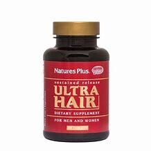 NaturesPlus UltraHairPlus SustainedRelease 60tabs
