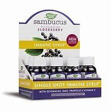 NaturesWay Elderberry SingleShot ImmuneSyrup 12pk 1-2fl.oz