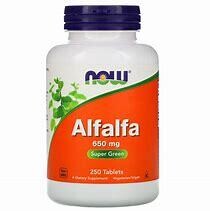 NOW Alfalfa 650mg 250tabs