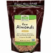 NOW Almonds Raw&amp;Unsalted 10oz