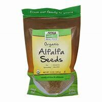 NOW AlfalfaSeeds (Organic) 12oz