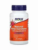 NOW BetaCarotene (Natural) 7500mcg 90Softgels