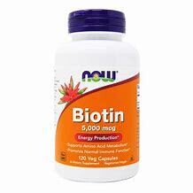 NOW Biotin 5,000mcg 120Caps