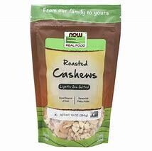 NOW Cashews Roasted&amp;SeaSalted 10oz