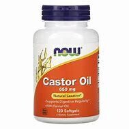 NOW CastorOil 650mg 120 softgels