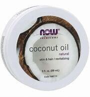 NOW Coconut Oil Moisturizer Tub 3fl.oz