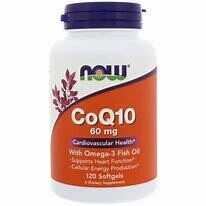 NOW CoQ10 W/Omega3 60mg 60caps