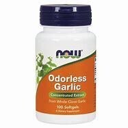 NOW GarlicOderless 100 softgels
