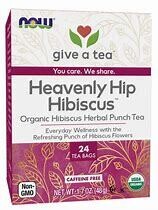 NOW HeavenlyHip HibiscusTea 24ct
