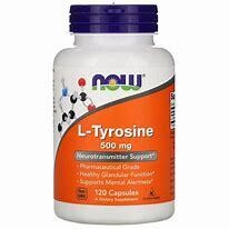 NOW L-Tyrosine 500mg 120caps