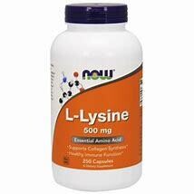 NOW L-Lysine 500mg 250Caps