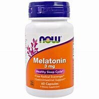 NOW Melatonin 3mg 60caps