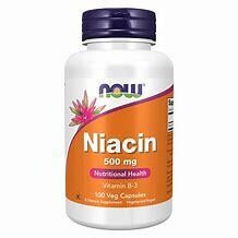 NOW Niacin 500mg 100caps