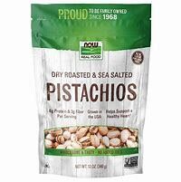 NOW Pistachios (DryRoasted,SeaSalted) 12oz