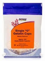 NOW Single &quot;0&quot; 250 Empty GelCaps