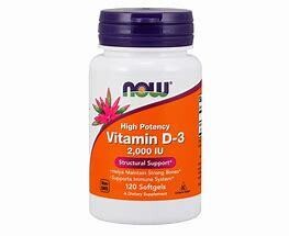 NOW VitaminD-3 (2000IU) 120Sgels
