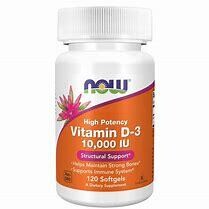 NOW VitaminD-3 (10,000IU) 120Softgels