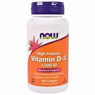 NOW VitaminD-3 1000IU 180 softgels
