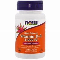 NOW Vitamin D-3 (5000IU) 120Softgels